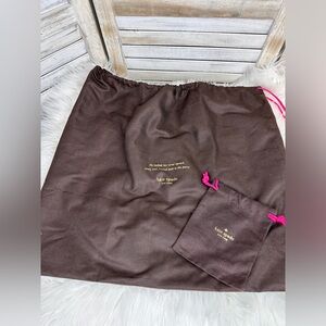 Bundle Set of 2 Fairy Tale Kate Spade Large & Small Dustbags Gift Storage